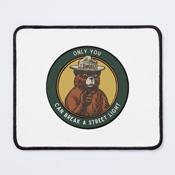 Item preview, “Only You” Smokey the Bear parody (streets light) designed and sold by OliverWilde1312.
