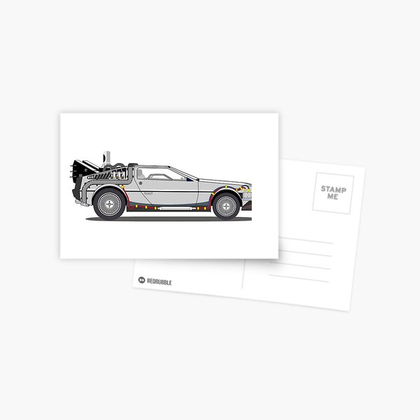 DeLorean - Retour vers le futur Carte postale