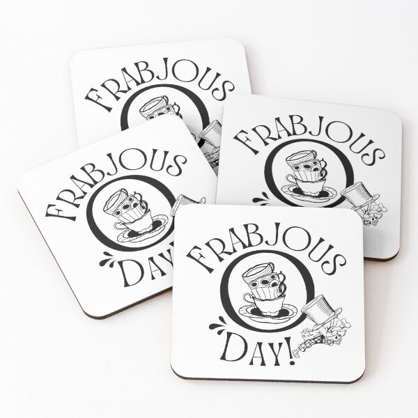 Item preview, Lispe Frabjous Day Lewis Carroll Jabberwocky Quote with Mad Hatter designed and sold by Lispe-Designs.