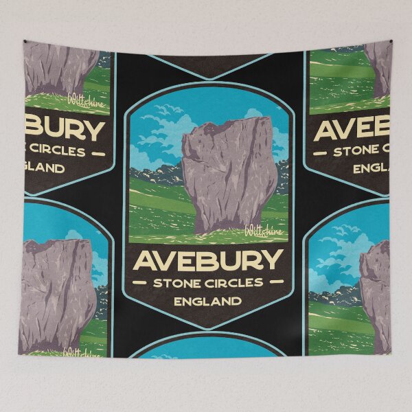 Item preview, Avebury Stone Circles Wiltshire designed and sold by JordanHolmes.