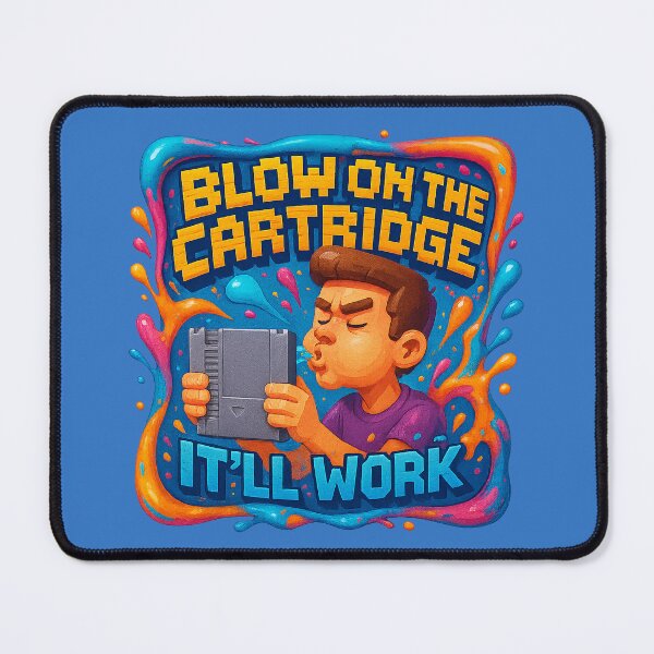 Item preview, Blow on the Cartridge – pure gaming nostalgia designed and sold by Girih.