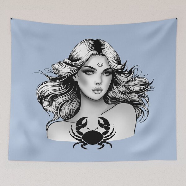 Item preview, Carina the Cancer V2 - Light Steel Blue designed and sold by MaryAura.