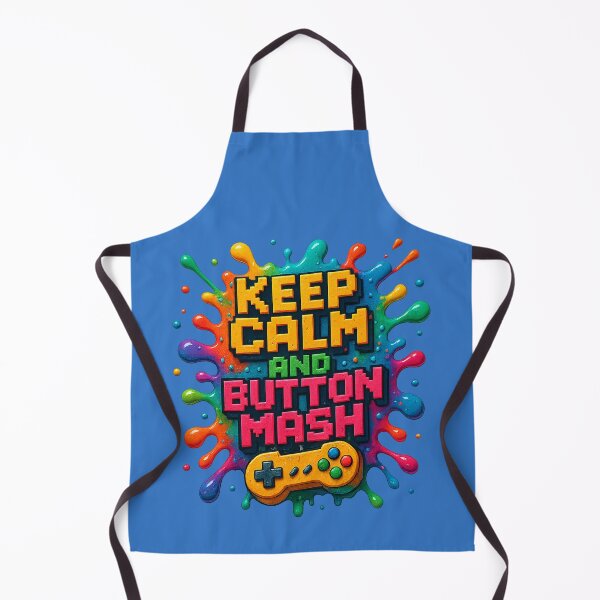 Item preview, Keep Calm and Button Mash – retro gaming humor designed and sold by Girih.