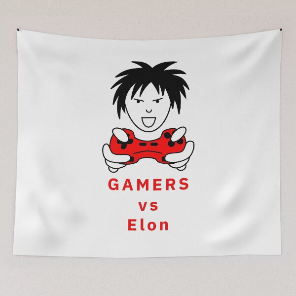 Item preview, Gamers vs Elon red  designed and sold by KATKattalestv.