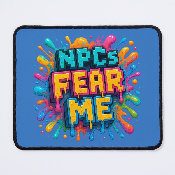 Item preview, NPCs fear me – Gaming with a statement designed and sold by Girih.