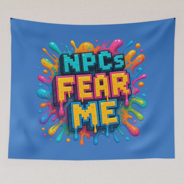 Item preview, NPCs fear me – Gaming with a statement designed and sold by Girih.