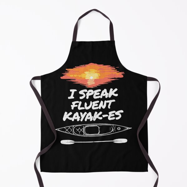 Item preview, Funny Kayaking Paddling I Speak Fluent Kayak-ese designed and sold by TeeByDesignsCo®.