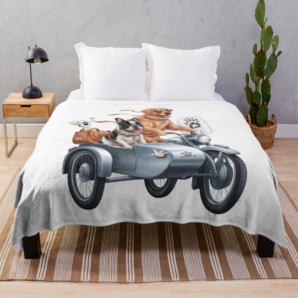 Item preview, Epic Dog Ride – Golden Retriever & French Bulldog Adventure designed and sold by Petpixy.