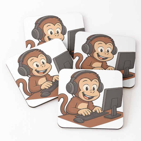 Item preview, Gamer Monkey Vibes designed and sold by Senpai's Shop.