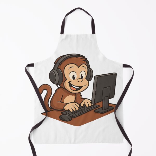 Item preview, Gamer Monkey Vibes designed and sold by Senpai's Shop.
