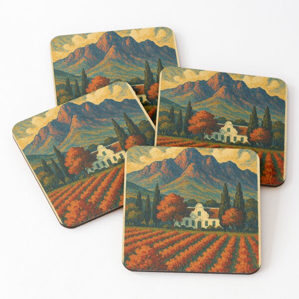 Item preview, Autumn Colors in Stellenbosch Vineyards designed and sold by Places On Earth.