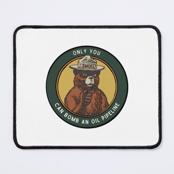 Item preview, “Only You” Smokey the Bear parody (Oil Pipeline) designed and sold by OliverWilde1312.
