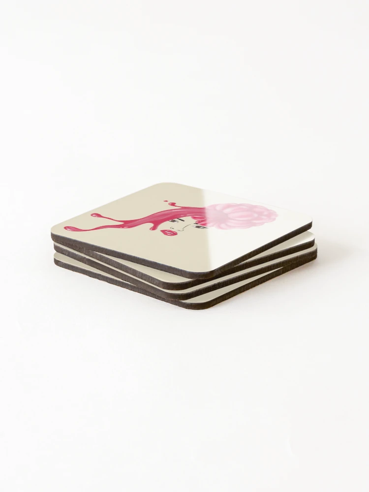 Thumbnail 4 of 5, Coasters (Set of 4), Mrs. Raspberry! designed and sold by ldoydesign.