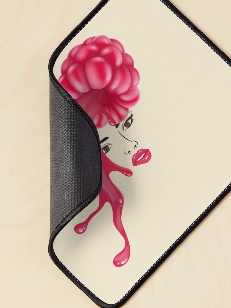 Thumbnail 2 of 5, Mouse Pad, Mrs. Raspberry! designed and sold by ldoydesign.