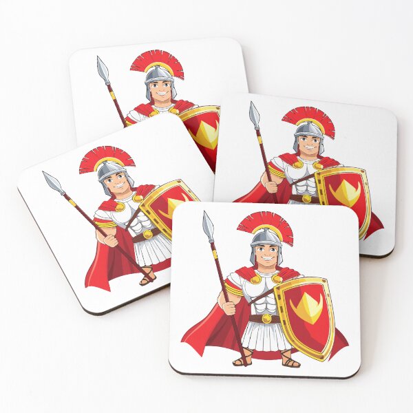 Item preview, Roman centurion, Roman soldier in a helmet with crest, with a shield and a spear, Roman legionary soldier designed and sold by Danler.