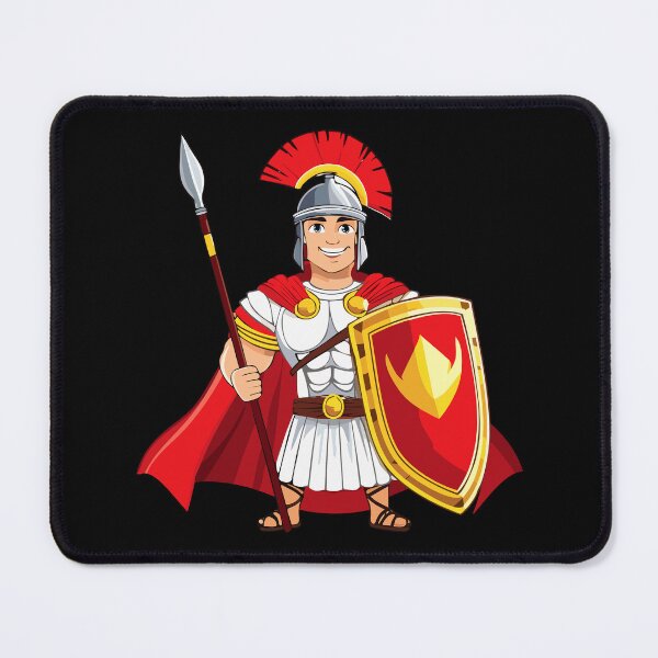 Item preview, Roman centurion, Roman soldier in a helmet with crest, with a shield and a spear, Roman legionary soldier designed and sold by Danler.