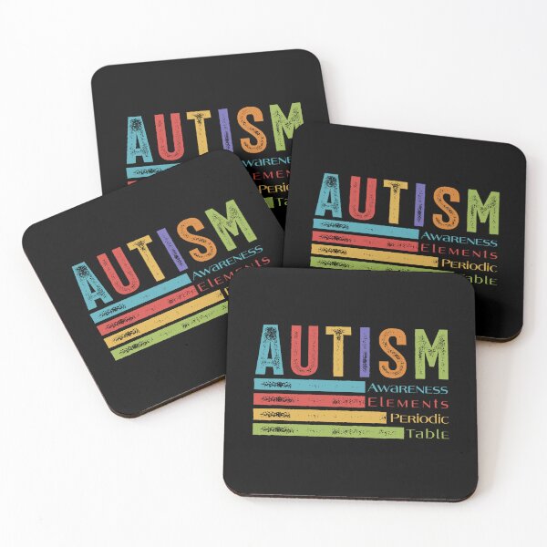 Item preview, Autism Awareness Elements Periodic Table designed and sold by KolbaVison.