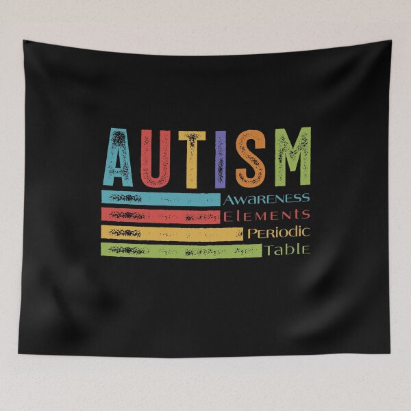 Item preview, Autism Awareness Elements Periodic Table designed and sold by KolbaVison.