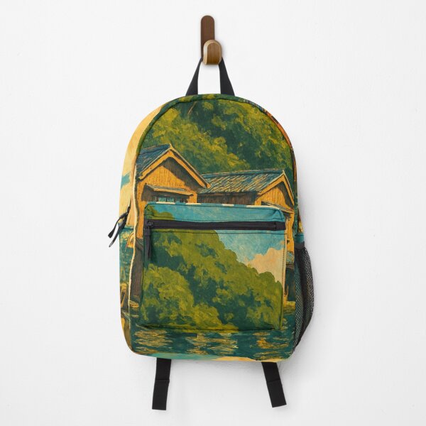 Item preview, Sunlit Funaya Houses of Ine Bay, Japan designed and sold by Places On Earth.