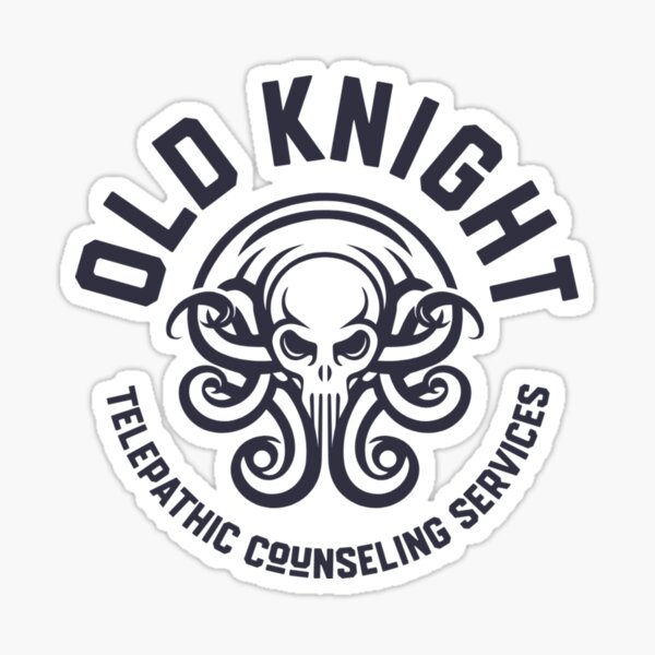 Item preview, Old Knight Telepathic Counseling Services designed and sold by Taveren-Tavern.