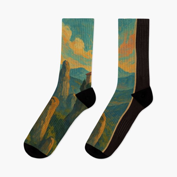 Item preview, Monastery of Meteora Perched on Greek Rock Pillars designed and sold by Places On Earth.