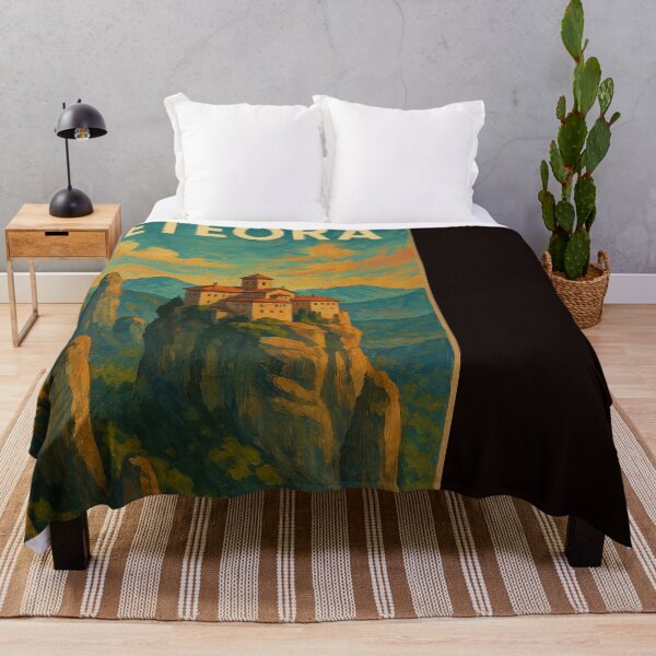 Item preview, Monastery of Meteora Perched on Greek Rock Pillars designed and sold by Places On Earth.