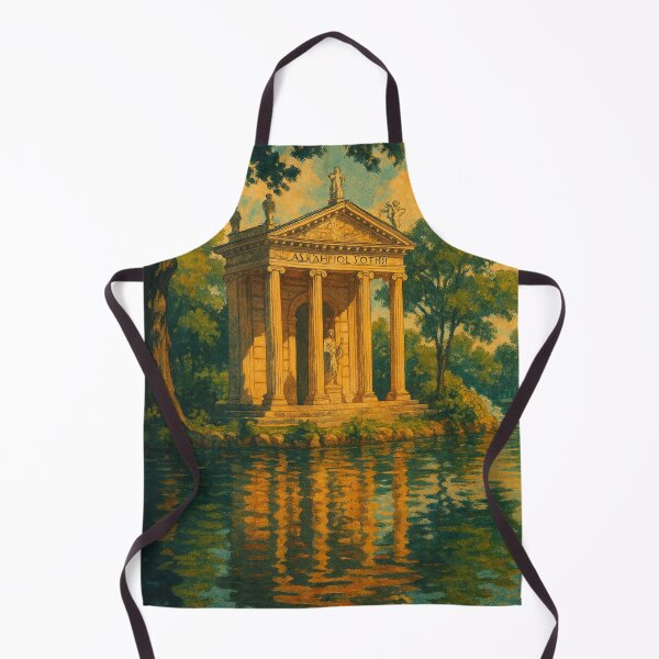 Item preview, Reflections at the Temple of Asclepius in Rome’s Villa Borghese designed and sold by Places On Earth.