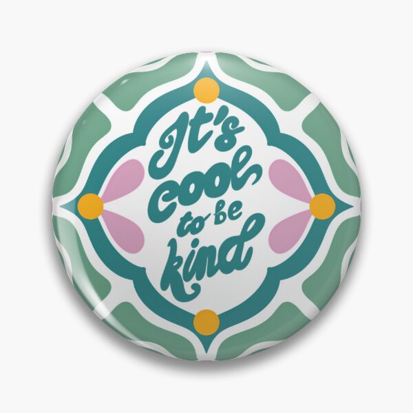 Item preview, kindness first, it's cool to be kind with Abstract 1900s Floral Design designed and sold by Clara Fruggeri.