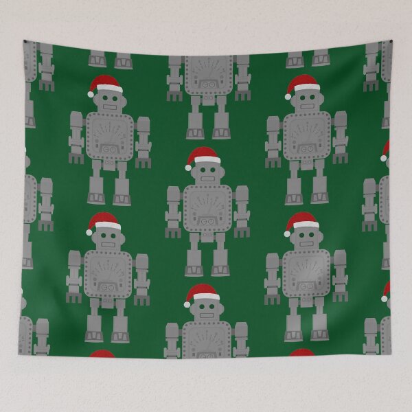 Item preview, funny christmas santa claus robot designed and sold by Gossip Rag.