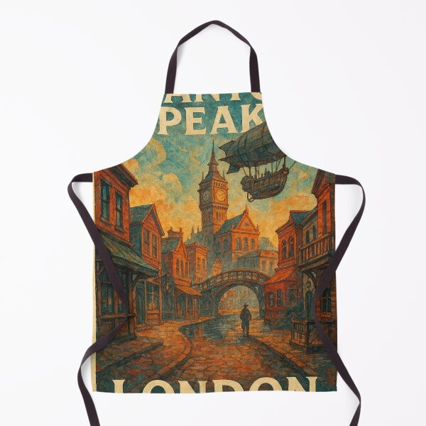 Item preview, Steampunk London Fantasy – Phantom Peak Airship View designed and sold by Places On Earth.