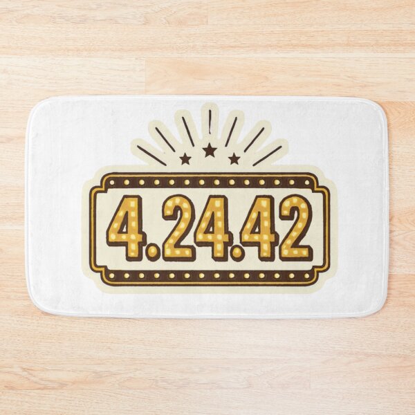 Item preview, Vintage Marquee Date Sticker - 4.24.42 Retro Broadway Style designed and sold by Sandy's Cheeky Studio.