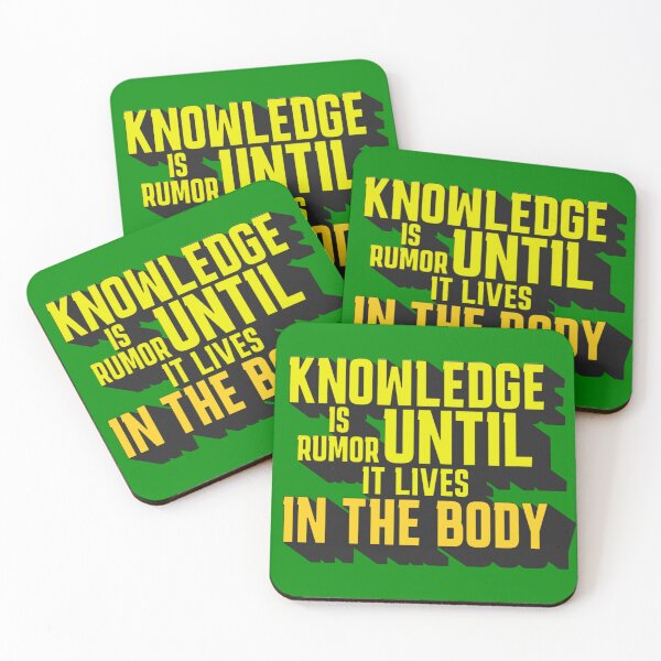 Item preview, Knowledge is Rumor - OA Quotes designed and sold by Taveren-Tavern.