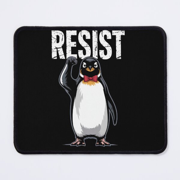 Item preview, Resist: Defiant Penguin Protest Art designed and sold by Snap Sell Studio HQ.