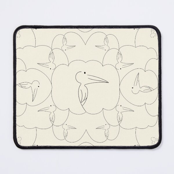 Item preview, Raven Bird Abstract Outlined Asymmetry designed and sold by Alllart.