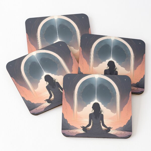 Item preview, Meditating girl designed and sold by NatalieOlan.