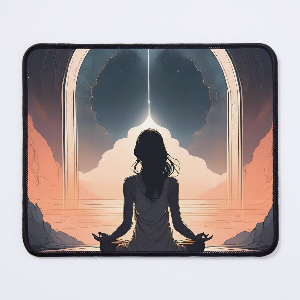 Item preview, Meditating girl designed and sold by NatalieOlan.