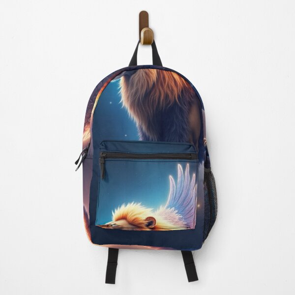 Item preview, Cosmic Fusion Beast – Lion Eagle Galaxy Spirit Digital Art designed and sold by MOTAS FASHION .
