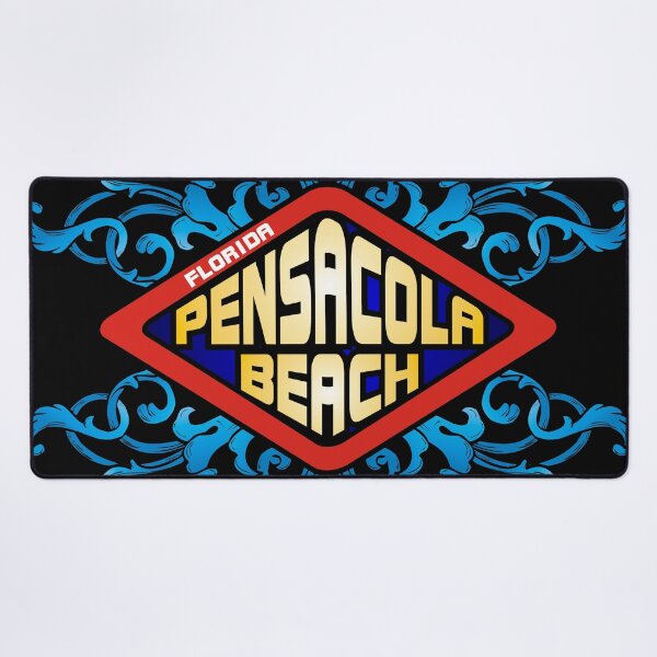 Item preview, Pensacola Beach FL Florida emblem retro sign designed and sold by studioss76.