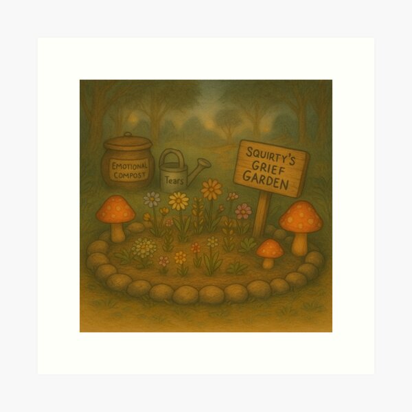 Item preview, Squirty’s Grief Garden - Growing Softly Through It designed and sold by Kmhbelieve620.