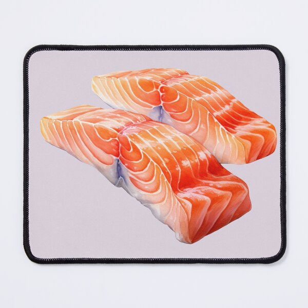 Item preview, Two Fillets of Raw Salmon designed and sold by Violet Peonies.