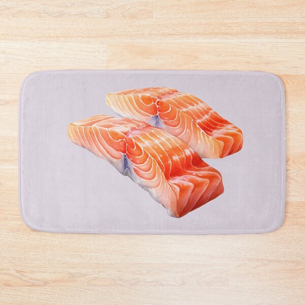 Item preview, Two Fillets of Raw Salmon designed and sold by Violet Peonies.