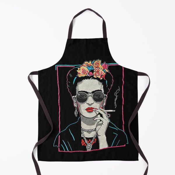 Item preview, frida kahlo burning cigarette designed and sold by TeeARTHY.