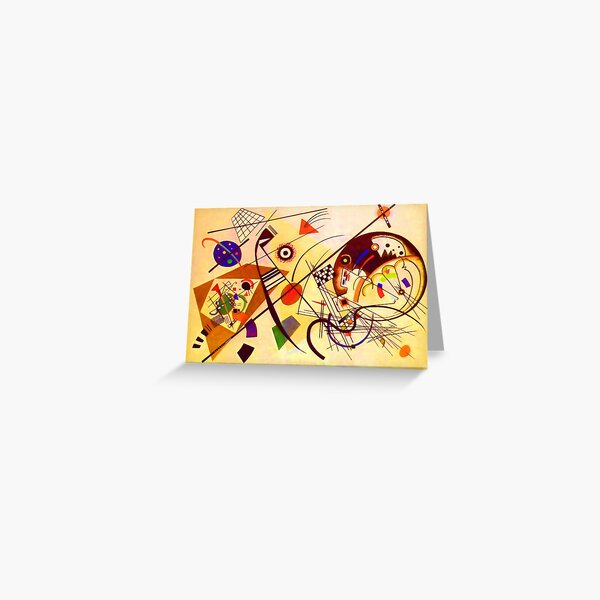 Item preview, Kandinsky Blue Red Yellow Abstract Art designed and sold by Vicky Brago-Mitchell®.