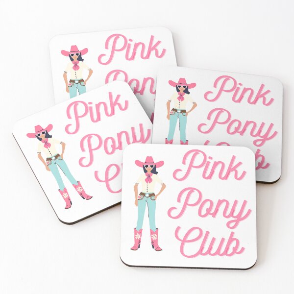 Item preview, Pink Pony Club Vibe Girly Western Art Featuring Pink Pony Boots and a Barbie Cowgirl Girly Yehaw Artwork with Playful Coquette Rodeo Theme designed and sold by GirlRuleBook.