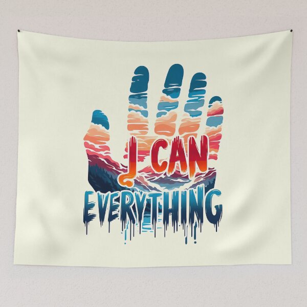 Item preview, I can everything, typography designed and sold by maxmaj.