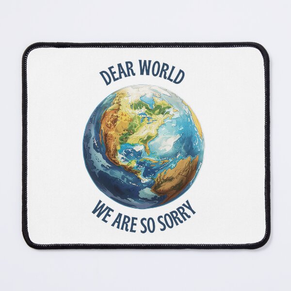 Item preview, Dear World We Are So Sorry designed and sold by SillyDarkShop.
