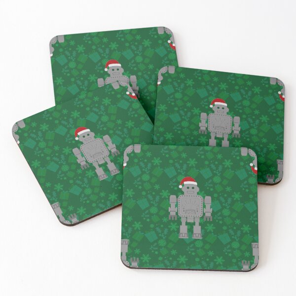 Item preview, christmas santa claus robot gifts presents designed and sold by Gossip Rag.