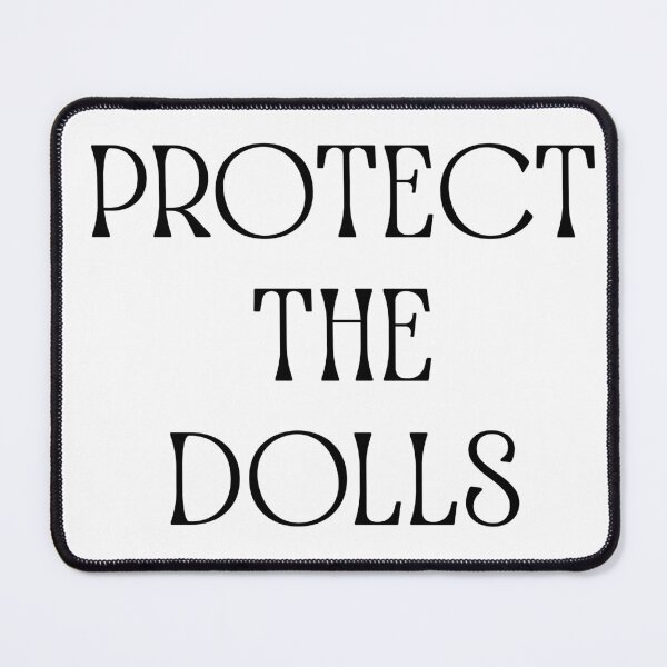Item preview, Protect the dolls design Creepy cute vibe for gothic doll and horror lovers designed and sold by puurfectcat.