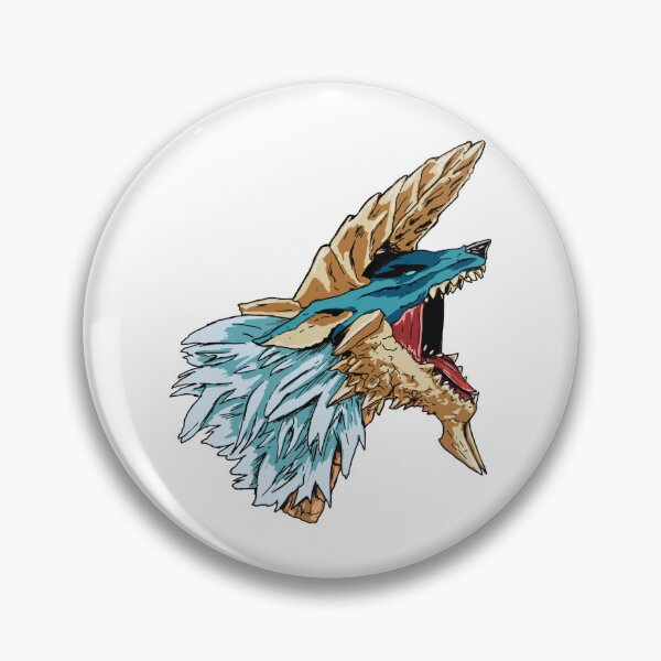Artikelvorschau, Monster Hunter Zinogre Kopf stilisiert entworfen und verkauft von EricJozef.