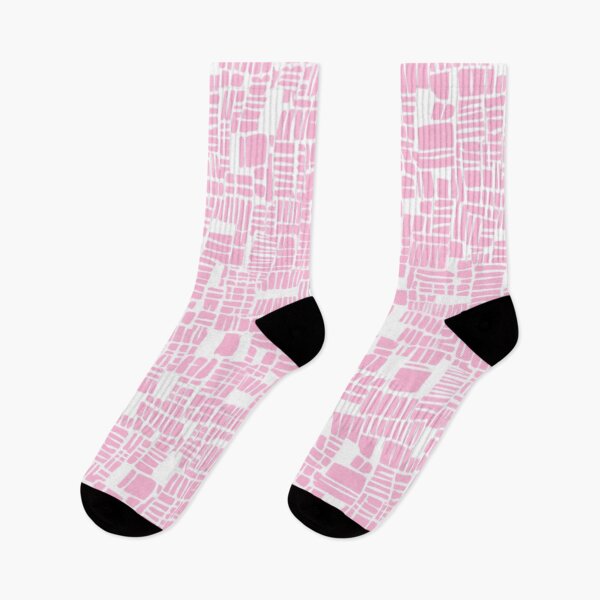 Item preview, Pale Pink Abstract Tiny Boxes Pattern designed and sold by zanydoodles.